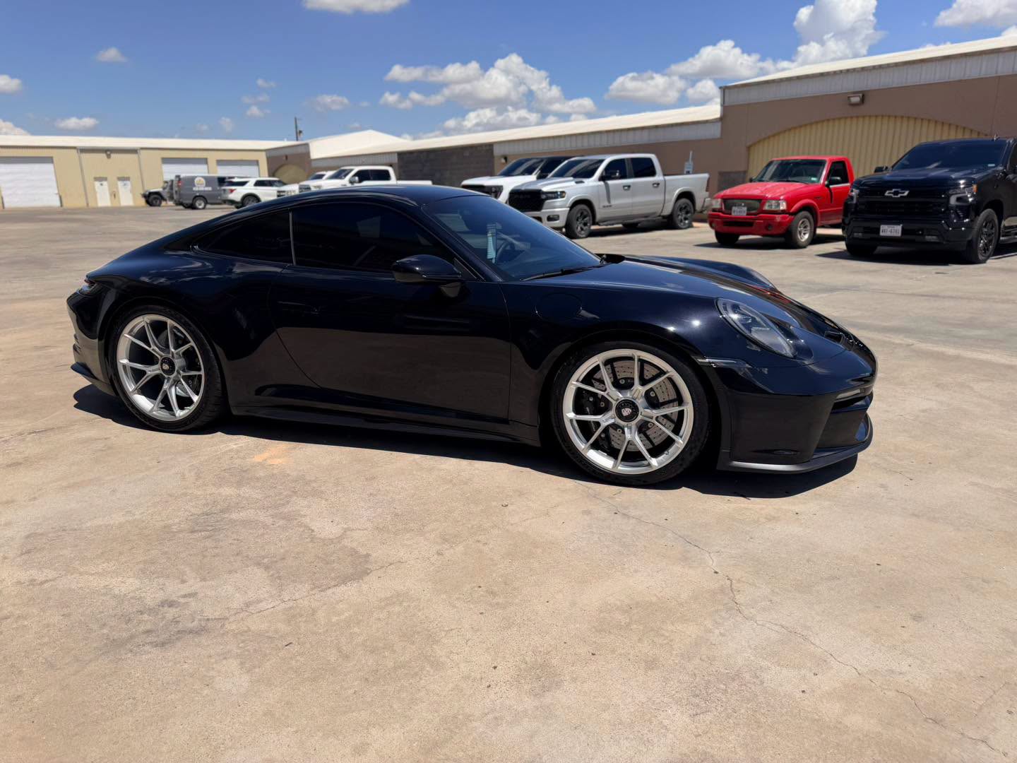 GT3 Touring rear three-quarter in the lot